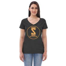 Load image into Gallery viewer, Women’s recycled v-neck t-shirt