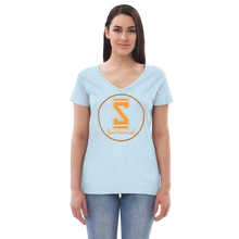 Load image into Gallery viewer, Women’s recycled v-neck t-shirt