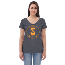 Load image into Gallery viewer, Women’s recycled v-neck t-shirt