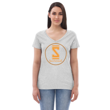 Load image into Gallery viewer, Women’s recycled v-neck t-shirt